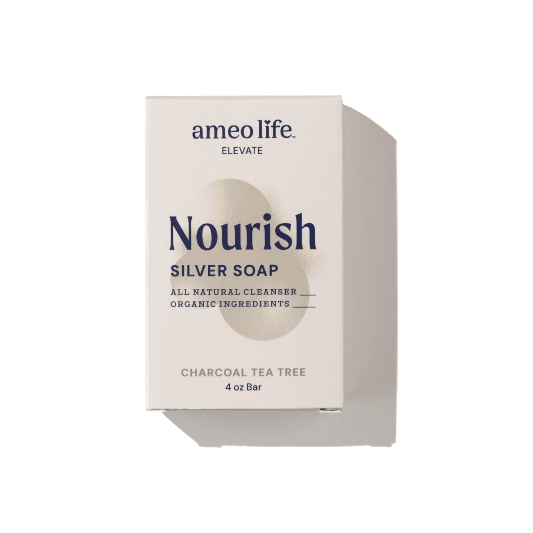 Nourish Silver Soap Charcoal Tea Tree