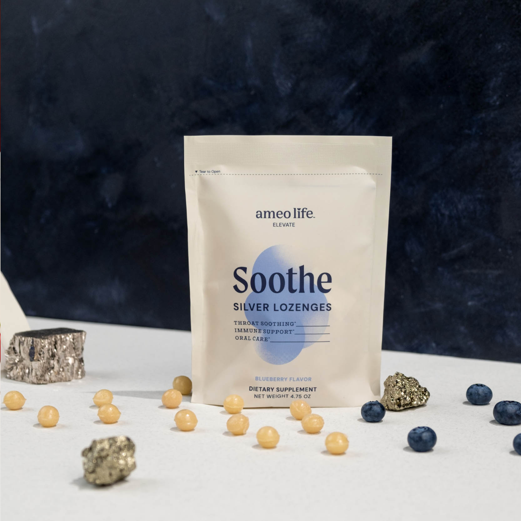 Soothe Silver Lozenges Blueberry